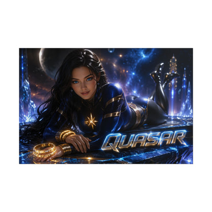 Quasar Comic Poster Character Wall Art Collector Room Decor Art Print