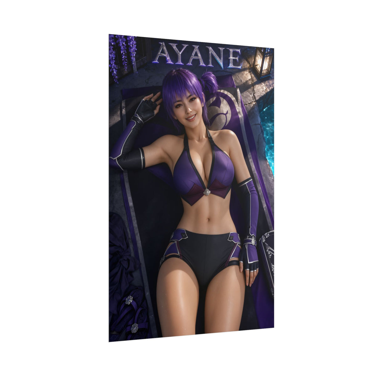 Gaming Wall Art Ayane Dead or Alive Poster Bedroom Game Room Decor Art Print