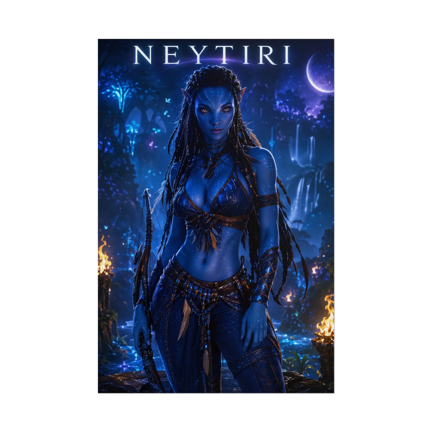 Avatar Neytiri Poster Pandora Movie Wall Art Print Decor