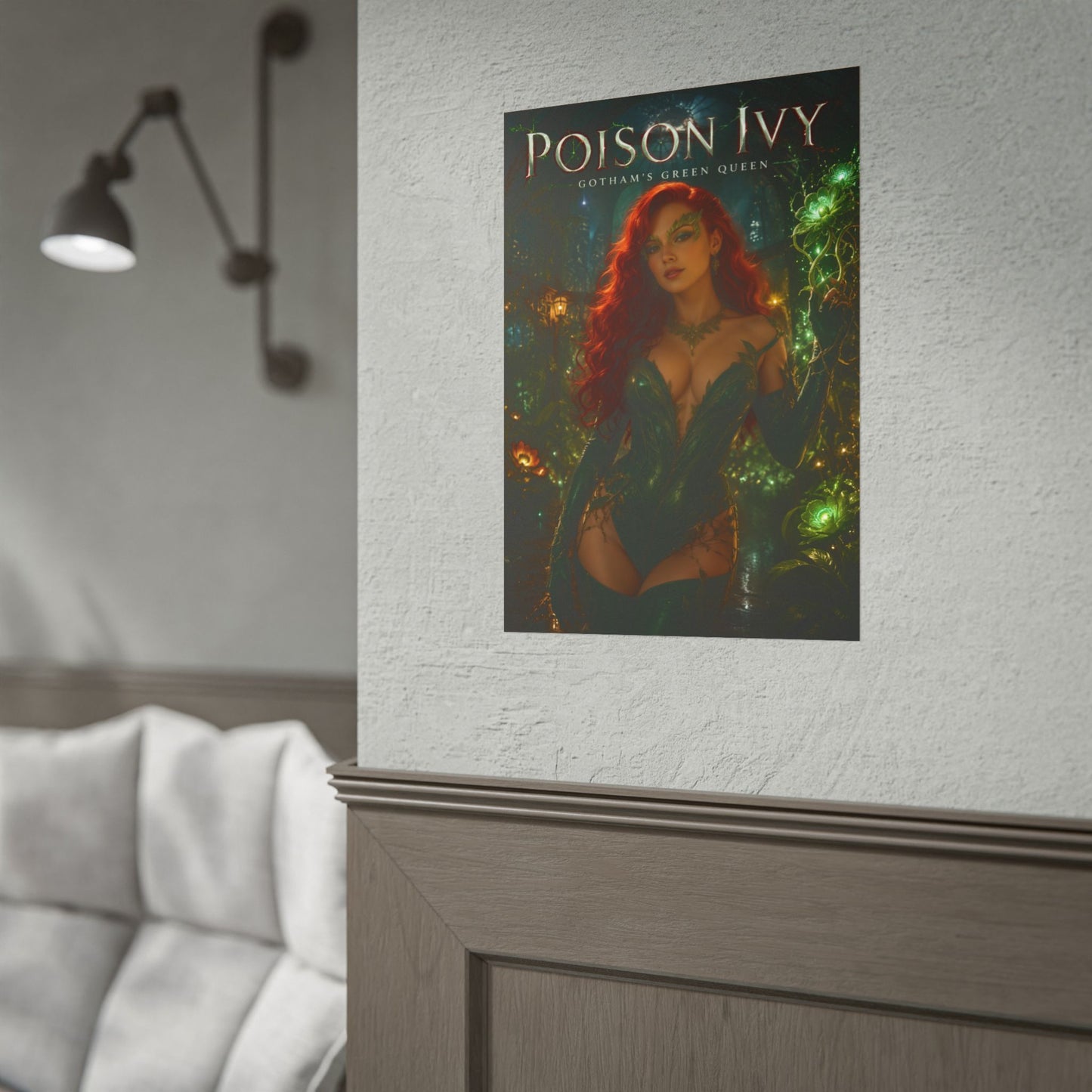 Poison Ivy Poster, DC Comics Wall Art, Superhero Print, Room Decor