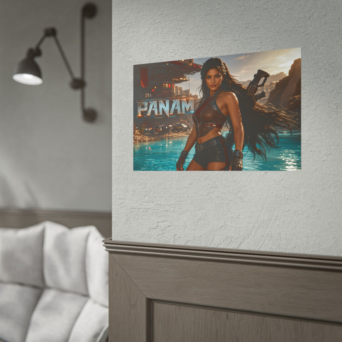 Panam Palmer Character Poster Cyberpunk Gaming Setup Wall Decor Collector Print
