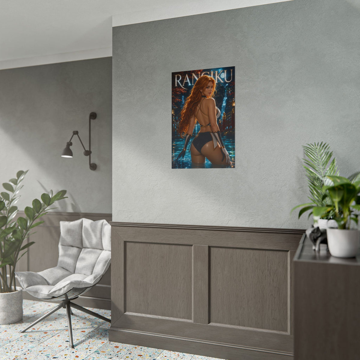 Rangiku Matsumoto Bleach Poster Anime Wall Art Manga Style Bedroom Room Decor