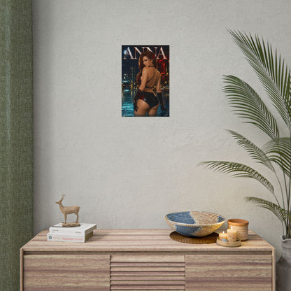 Anna Frozen Fantasy Poster Character Wall Art Bedroom Decor Collectible Print