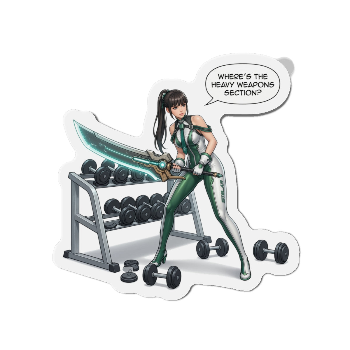 Eve-Magnet – Stellar Blade Cyber-Anime-Magnet, Sci-Fi-Gamer-Girl-Dekoration