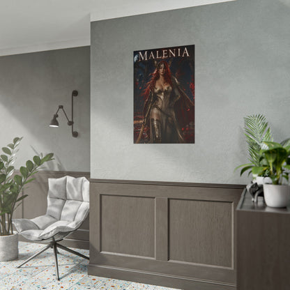 Malenia Poster, Elden Ring Wall Art, Fantasy Art Print, Room Decor