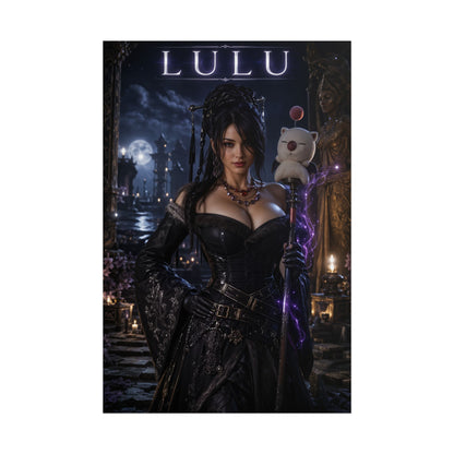Lulu Final Fantasy Poster, FFX Wall Art, Fantasy Print, Gamer Decor