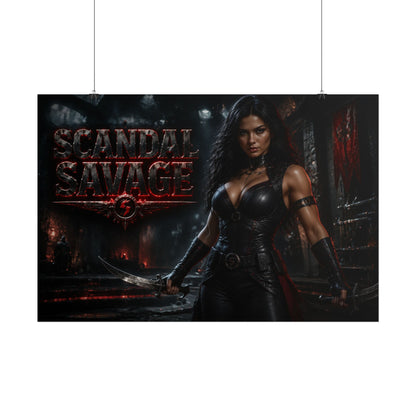 Scandal Savage Character Poster Comic Style Wall Decor Bedroom Collector Gift