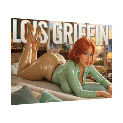 Lois Griffin Character Poster Family Guy Wall Decor Collectible Art Print