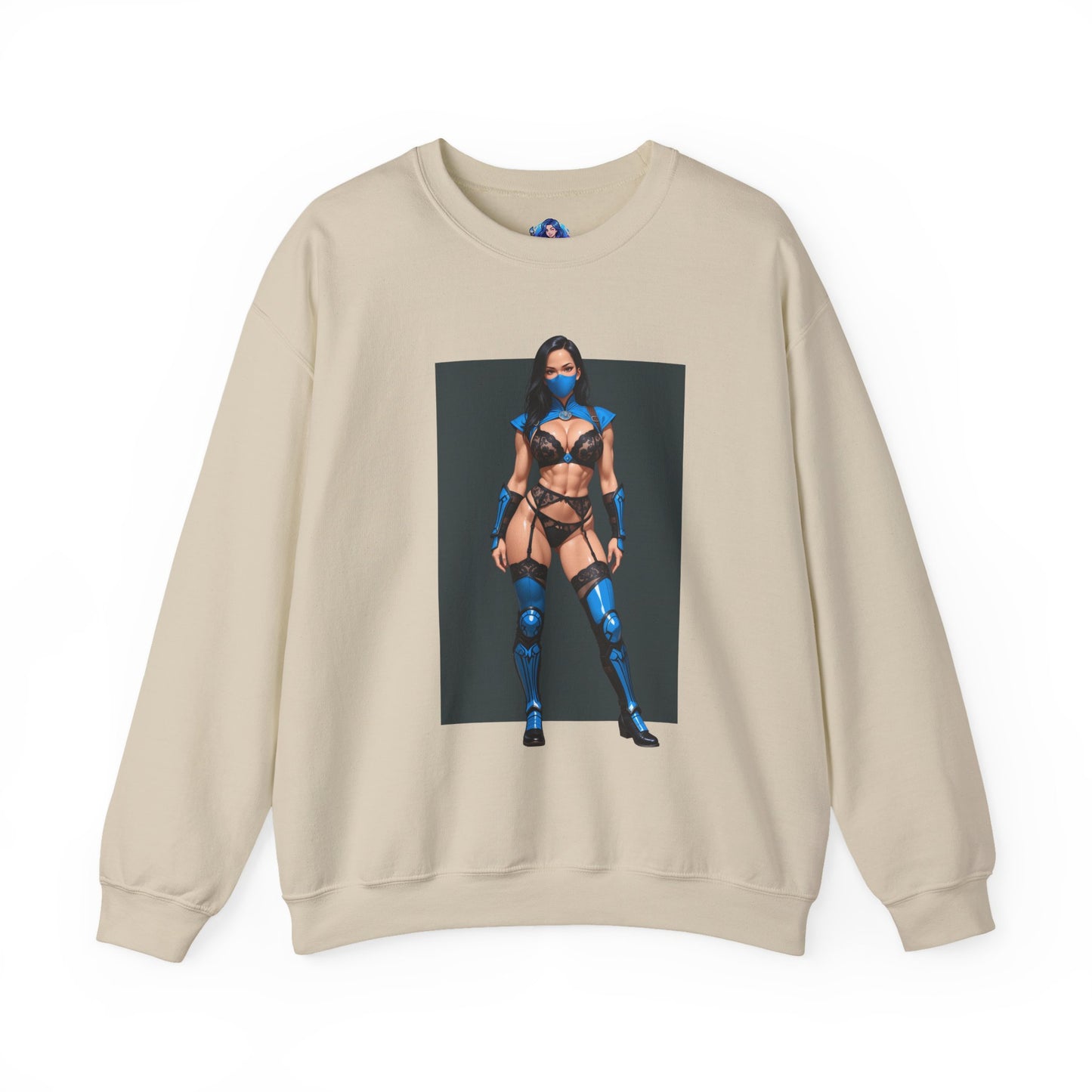 Толстовка Kitana Mortal Kombat, топ Edenian Warrior Crewneck, затишний ігровий вуличний одяг для колекціонерів