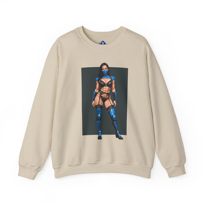 Толстовка Kitana Mortal Kombat, топ Edenian Warrior Crewneck, затишний ігровий вуличний одяг для колекціонерів
