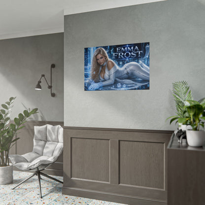 Comic Wall Art Emma Frost Poster Heroine Room Decor Collectible Character Print