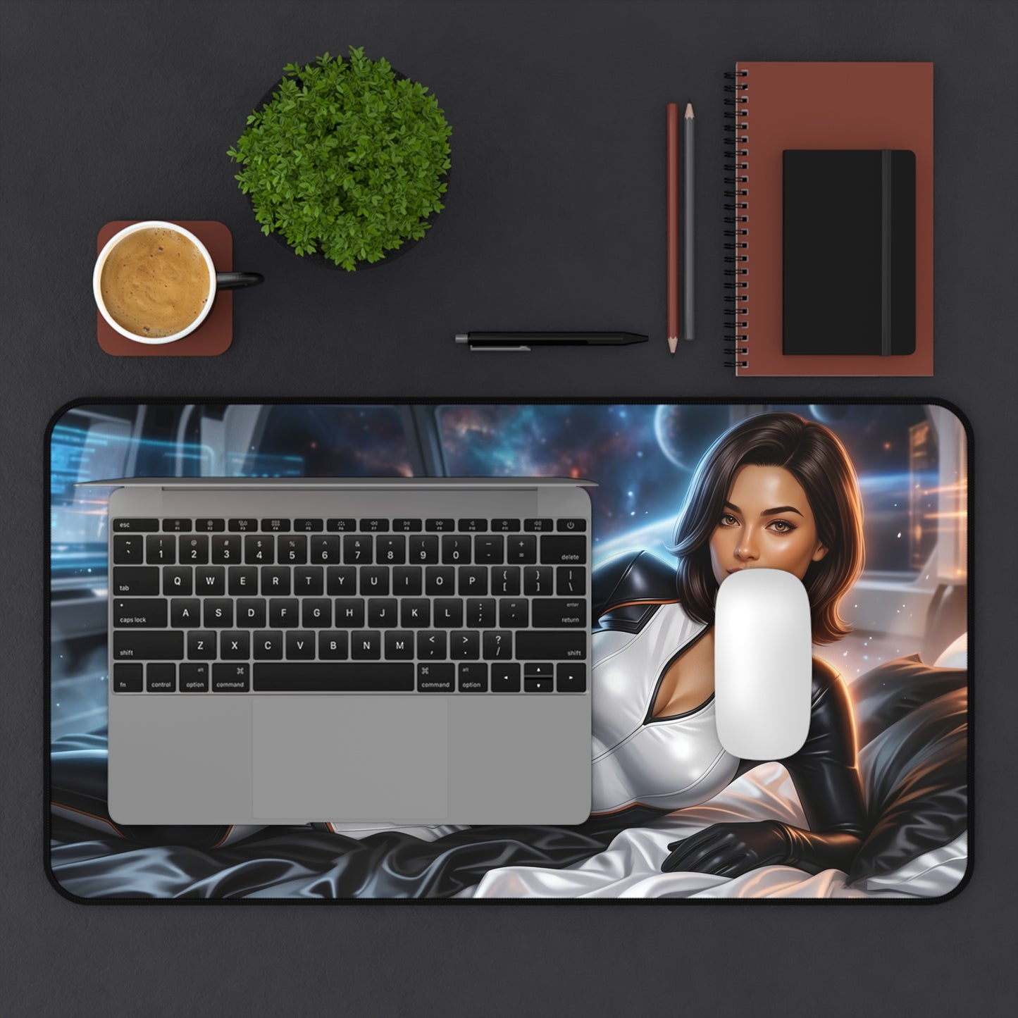 Mass Effect Mouse Pad, Miranda Desk Mat, Large Desk Pad