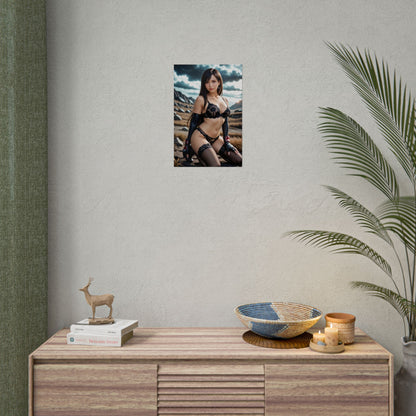 Плакат Тіфи Локхарт, художній принт дівчини з аніме Final Fantasy, настінний декор для гравців Вайфу