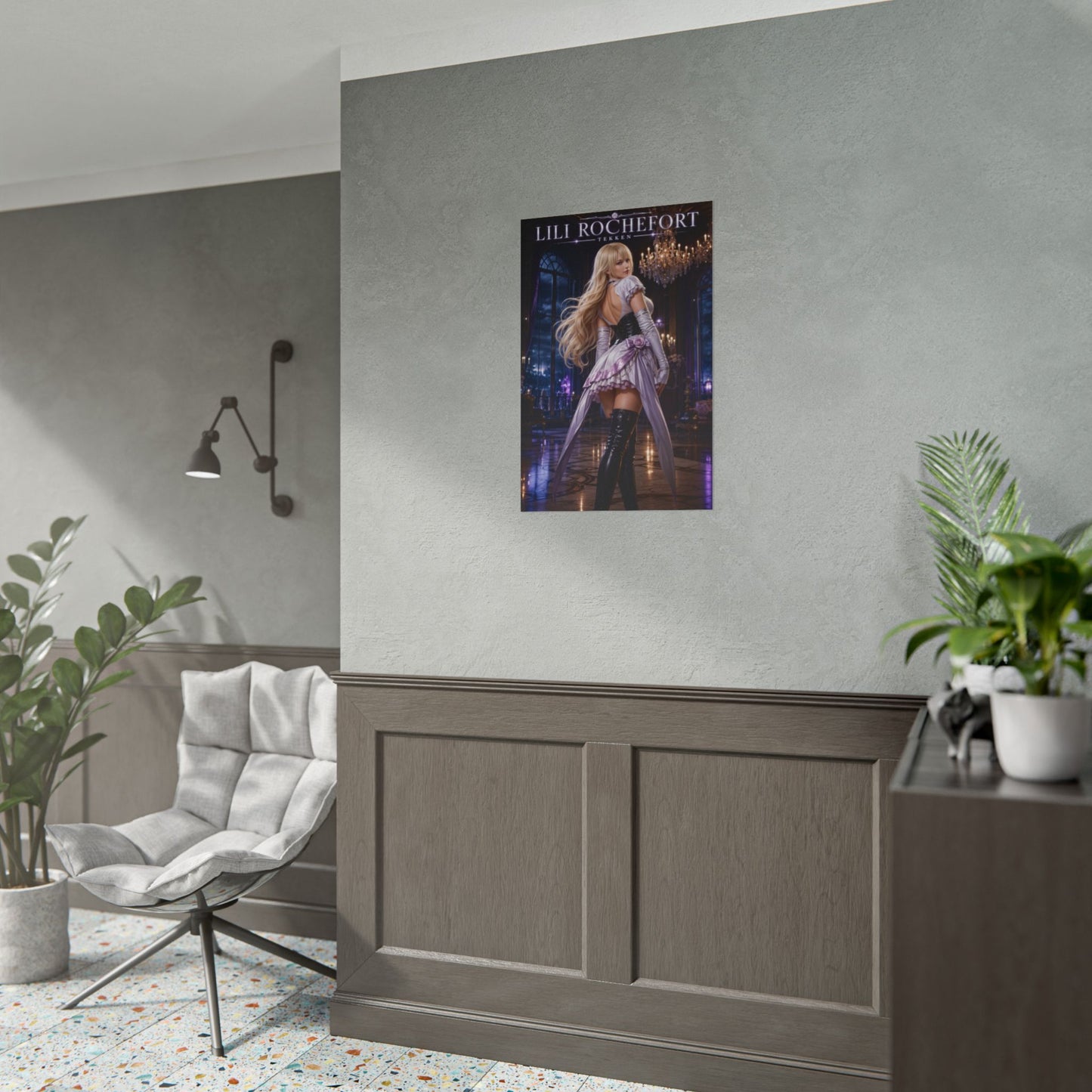 Lili Rochefort Poster, Tekken Wall Art, Gaming Print, Pin Up Decor
