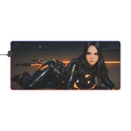 Килимок для столу Tachy – світлодіодний RGB-підкладка, ігровий комплект Stellar Blade Waifu Anime Girl