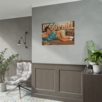 Room Decor Peggy Hill King of the Hill Poster Cartoon Wall Art Collectible Print