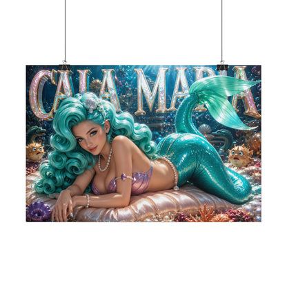 Cala Maria Cuphead Poster Gaming Wall Art Gamer Room Decor Collectible Print