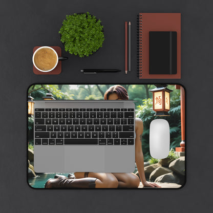 Килимок для столу Revy, килимок для миші «Чорна лагуна», декор для ігрового столу з аніме-героїнею