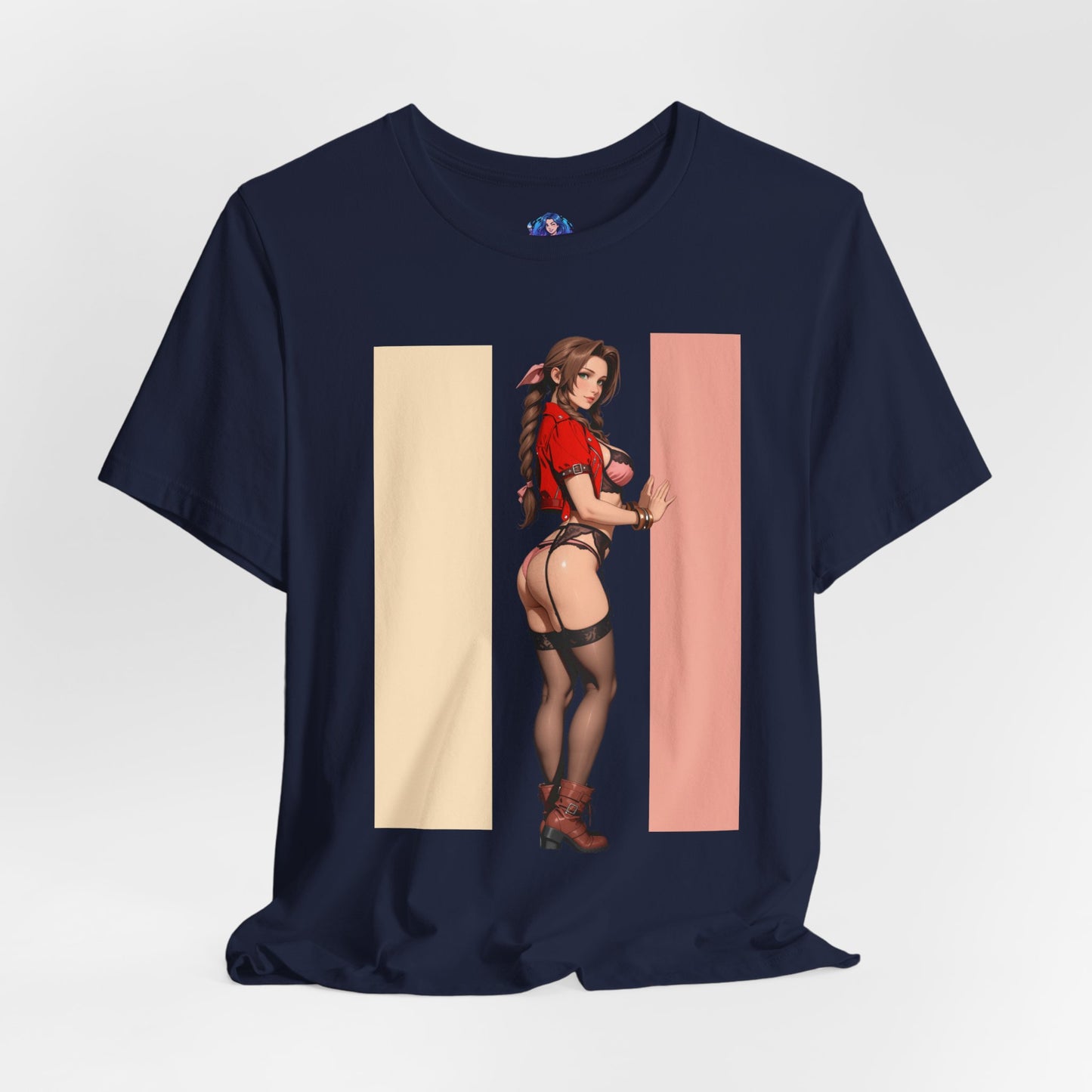 Aerith Gainsborough T-Shirt | Final Fantasy VII T-Shirt für Gamer &amp; Anime-Fans | Shirt mit Heldinnen-Motiv