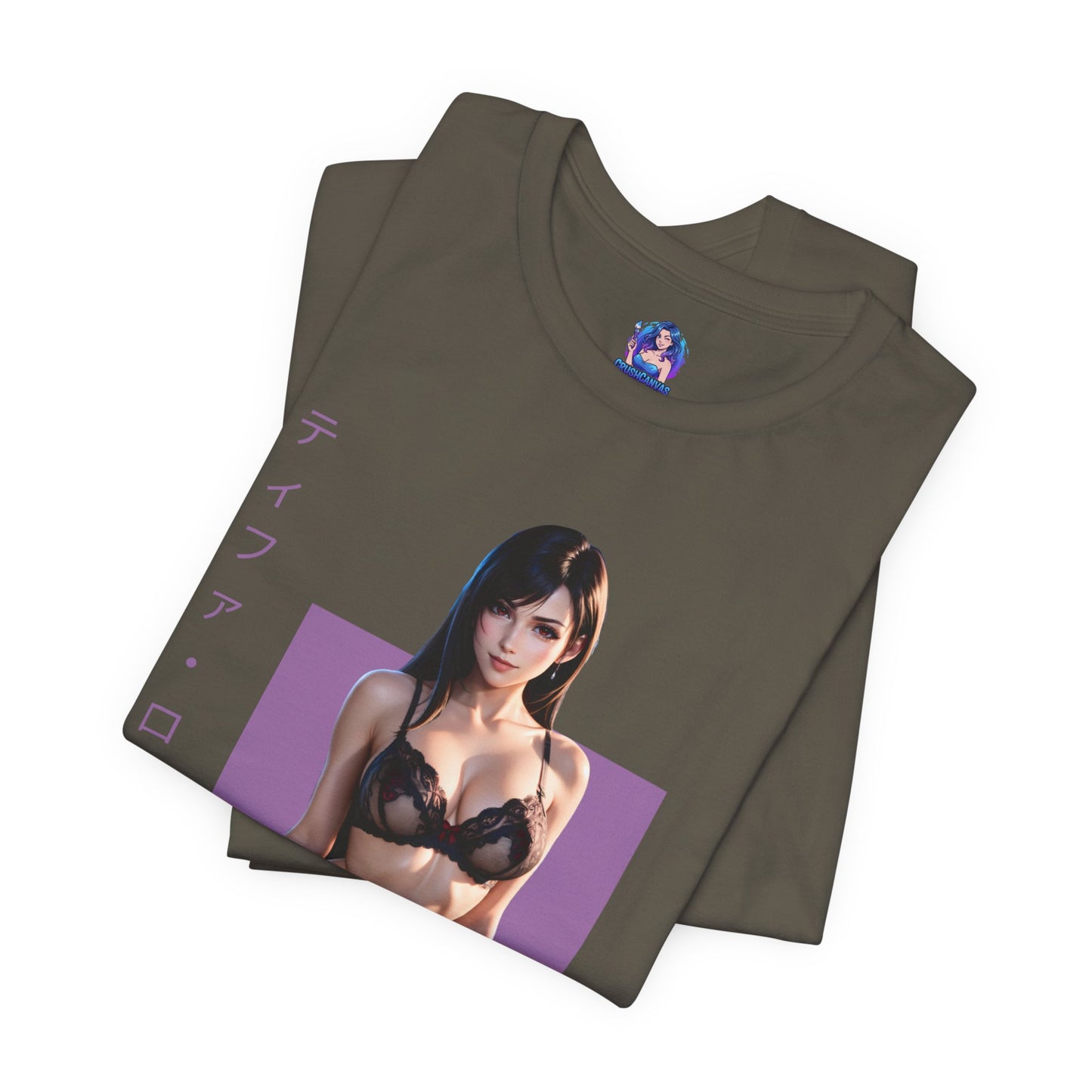 Tifa Lockhart T-Shirt | Final Fantasy VII Shirt für Otaku- und Gamer-Fans | Shirt für starke Heldinnen