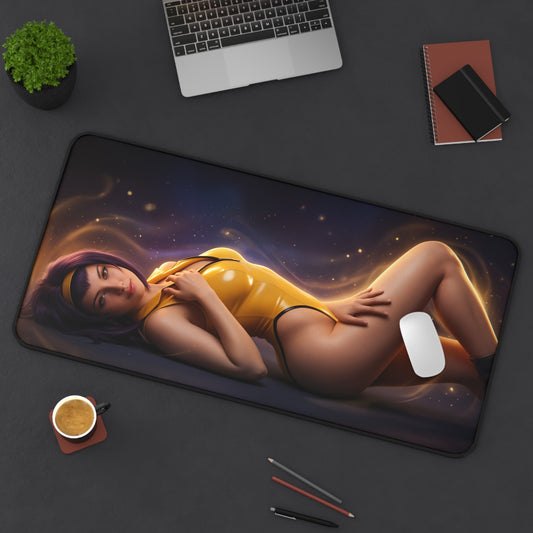 Cowboy Bebop Mouse Pad, Faye Desk Mat, Anime Mouse Pad