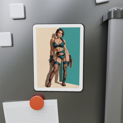 Магніт Лара – сексуальний аніме-магніт із розкрадачки гробниць, декор із гарячою дівчиною-авантюристкою