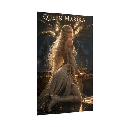 Queen Marika Poster, Elden Ring Wall Art, Fantasy Print, Gamer Decor