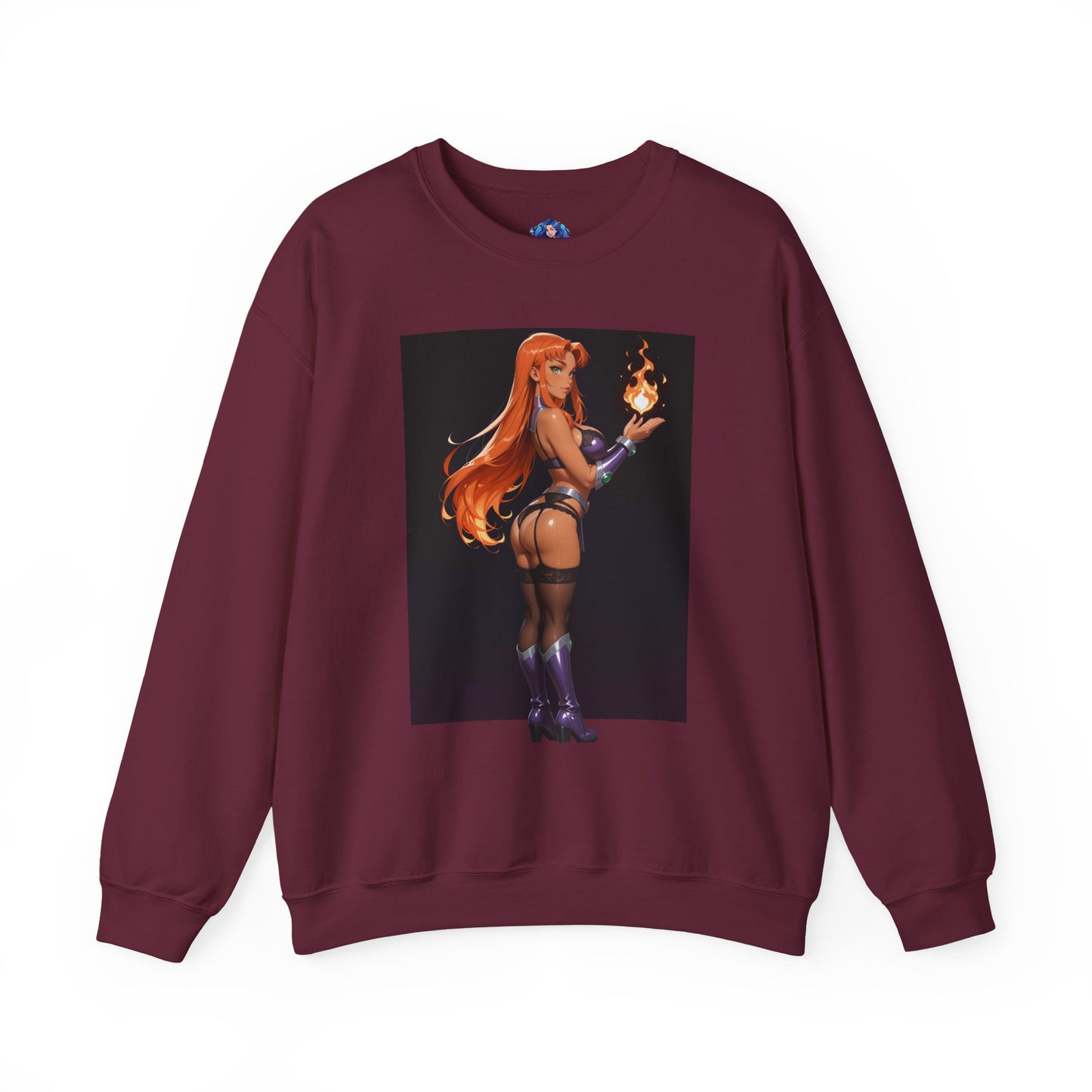 Толстовка Starfire, чохол з круглим вирізом Teen Titans, яскравий одяг супергероїв для колекціонерів