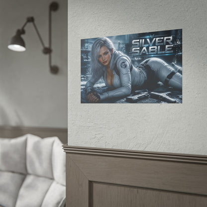 Silver Sable Wall Art Poster Comic Room Decor Collectible Character Print