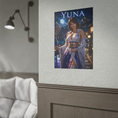 Yuna Poster, Final Fantasy X Wall Art, Gaming Print, Fantasy Decor