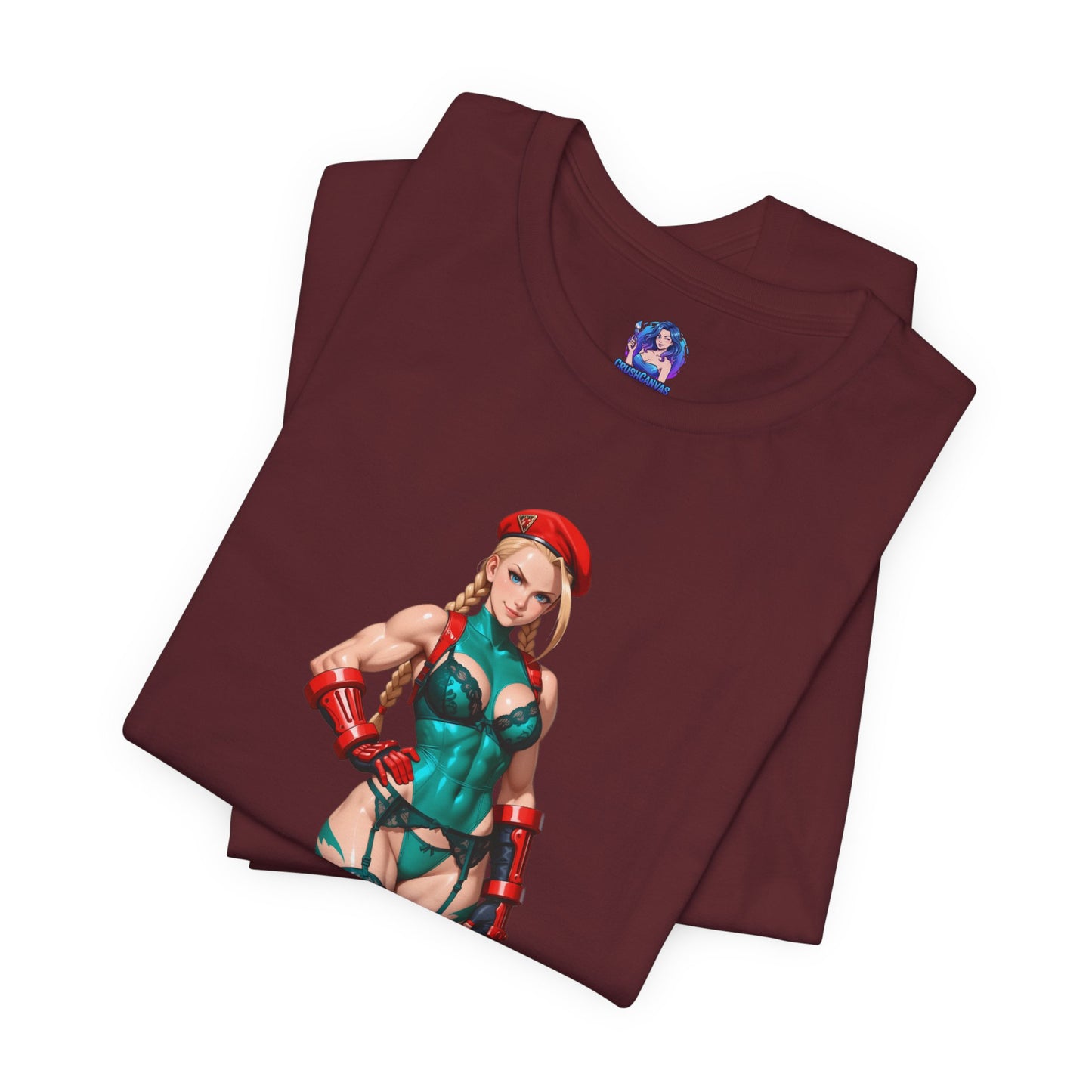 Cammy White T-Shirt | Street Fighter Grafik-T-Shirt für Gamer &amp; Anime-Fans | Waifu-Shirt