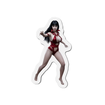 Vampirella Magnet – Classic Comic Heroine Fridge Magnet, Anime Style Decor premium die-cut vinyl fridge magnet featuring Vampirella in anime-style artwork