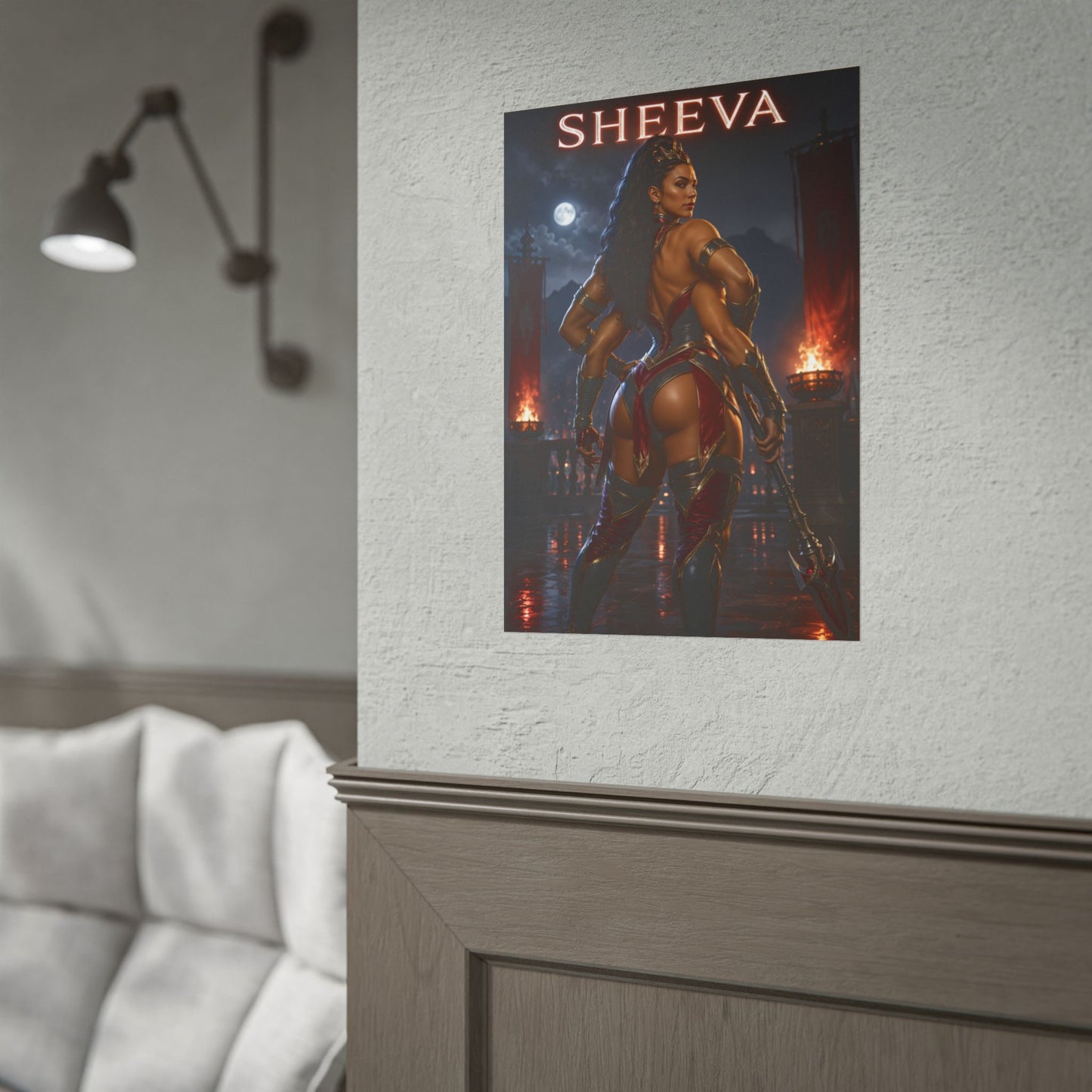 Mortal Kombat Sheeva Poster Shokan Warrior Wall Art Print