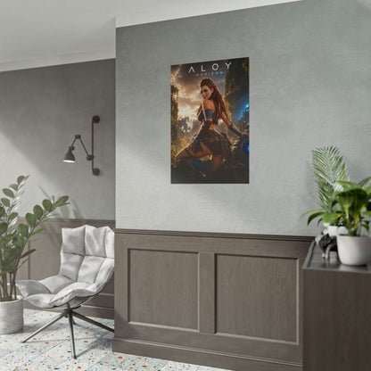 Aloy Horizon Poster, Gaming Wall Art, Fantasy Print, Adventure Decor