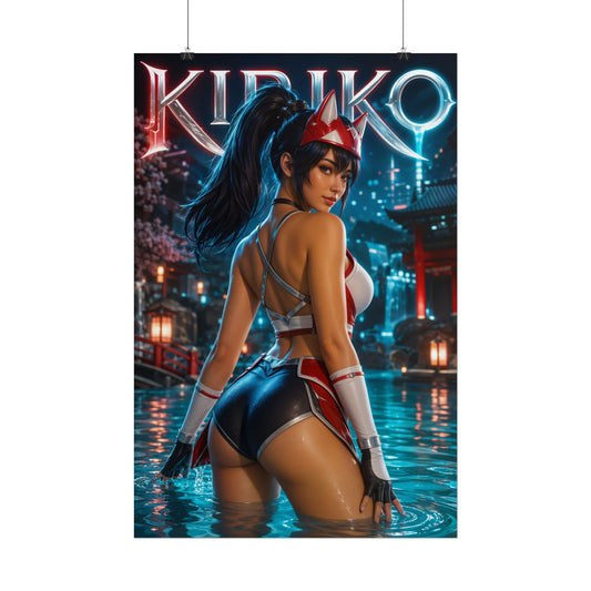 Kiriko Overwatch Gaming Poster Wall Art Gamer Room Decor Collectible Print