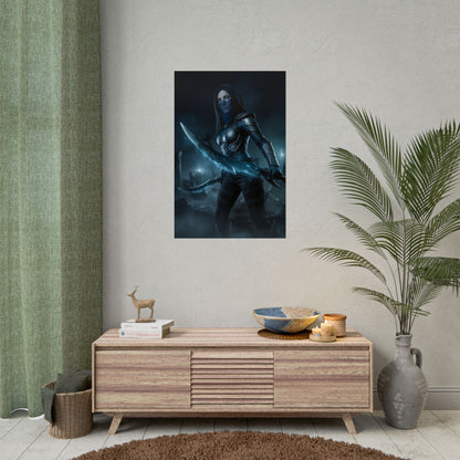 Phantom Assassin Dota 2 Poster, Dota 2 Wall Art Print, Assassin Girl Decor, MOBA Game Artwork, Gamer Gift