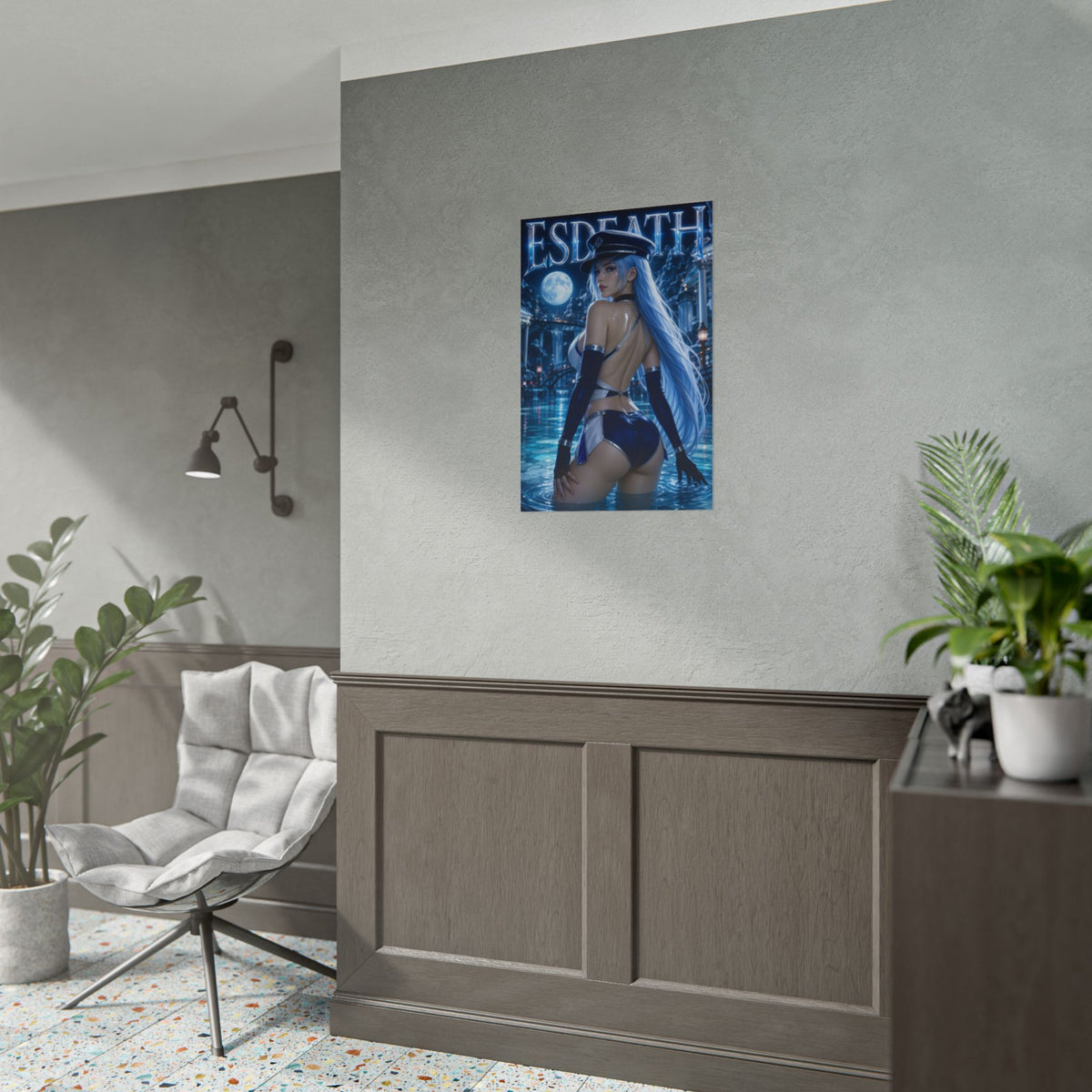 Esdeath Akame ga Kill Poster Anime Wall Art Manga Style Bedroom Room Decor