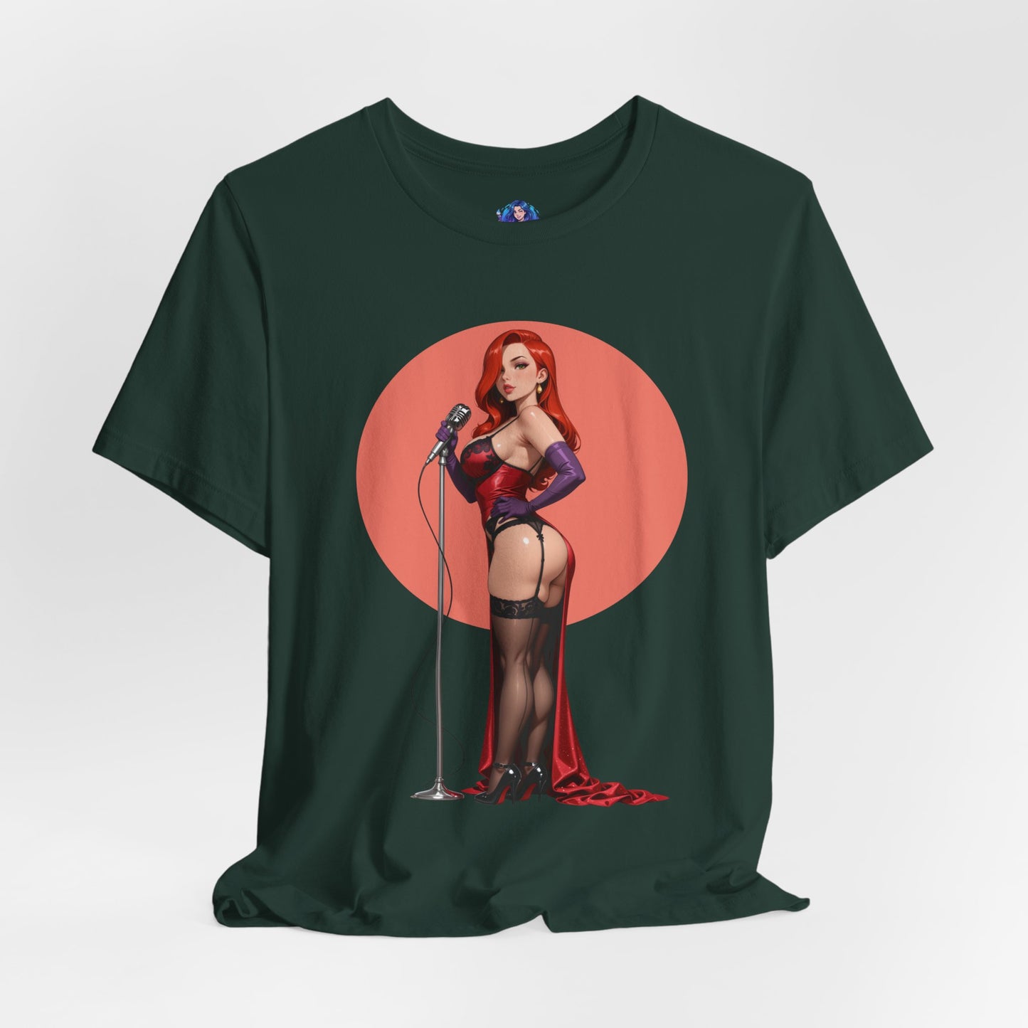 Jessica Rabbit T-Shirt | Kultiges Cartoon-Diva-Shirt für Fans &amp; Sammler | Glamouröses Waifu-Shirt
