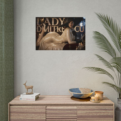Lady Dimitrescu Resident Evil Poster Gaming Wall Art Gamer Room Decor Art Print