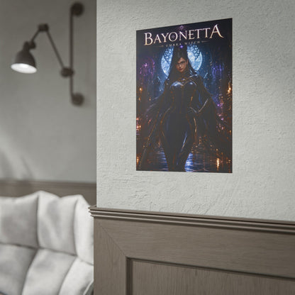 Bayonetta Poster, Gaming Wall Art, Fantasy Print, Gamer Decor