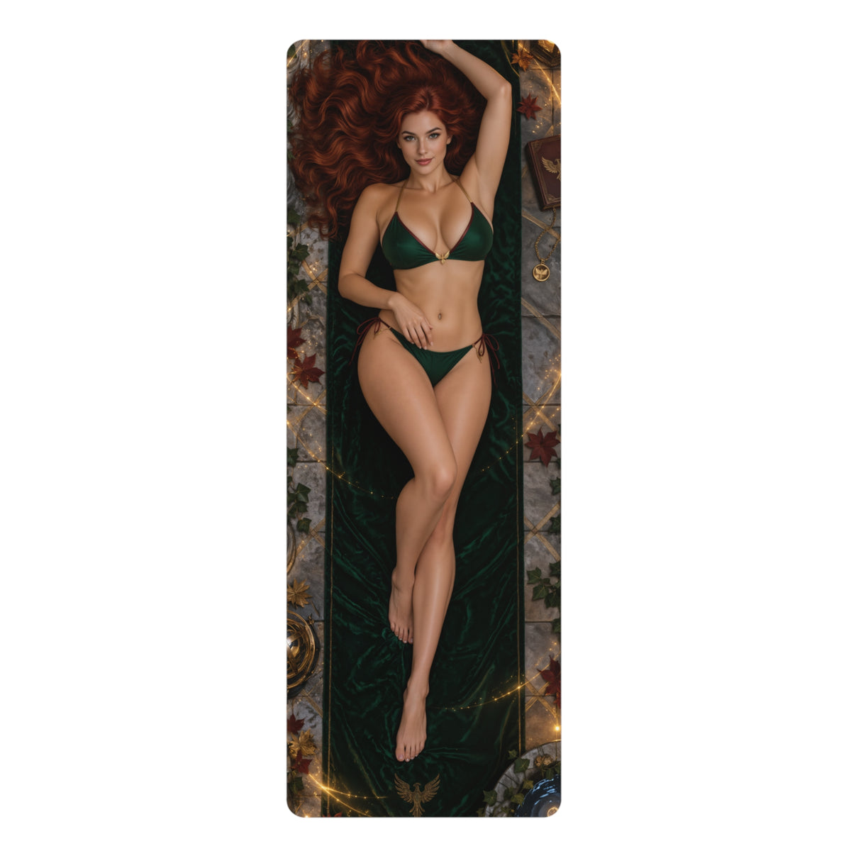 Jean Grey Yoga Mat Sexy Glamour Art Non Slip Workout Mat 24x72