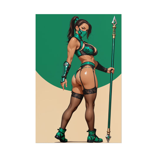 Jade Poster – Mortal Kombat Wandkunstdruck, Gamer-Deko