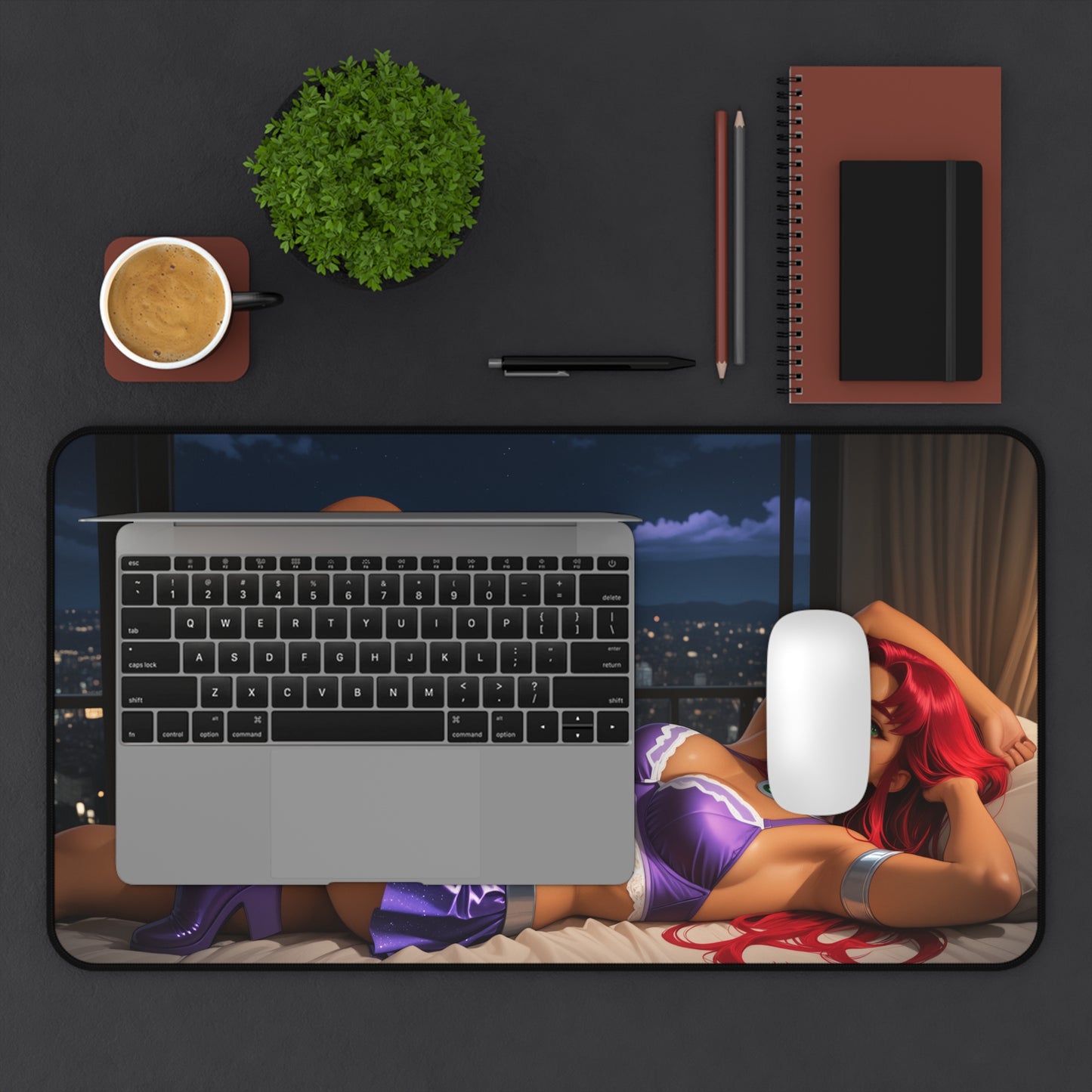 Килимок для столу Starfire, килимок для миші "Дівчина-супергерой", налаштування ігрового столу Cosmic