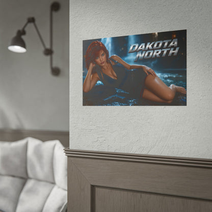 Dakota North Character Poster Comic Style Wall Decor Bedroom Collector Gift