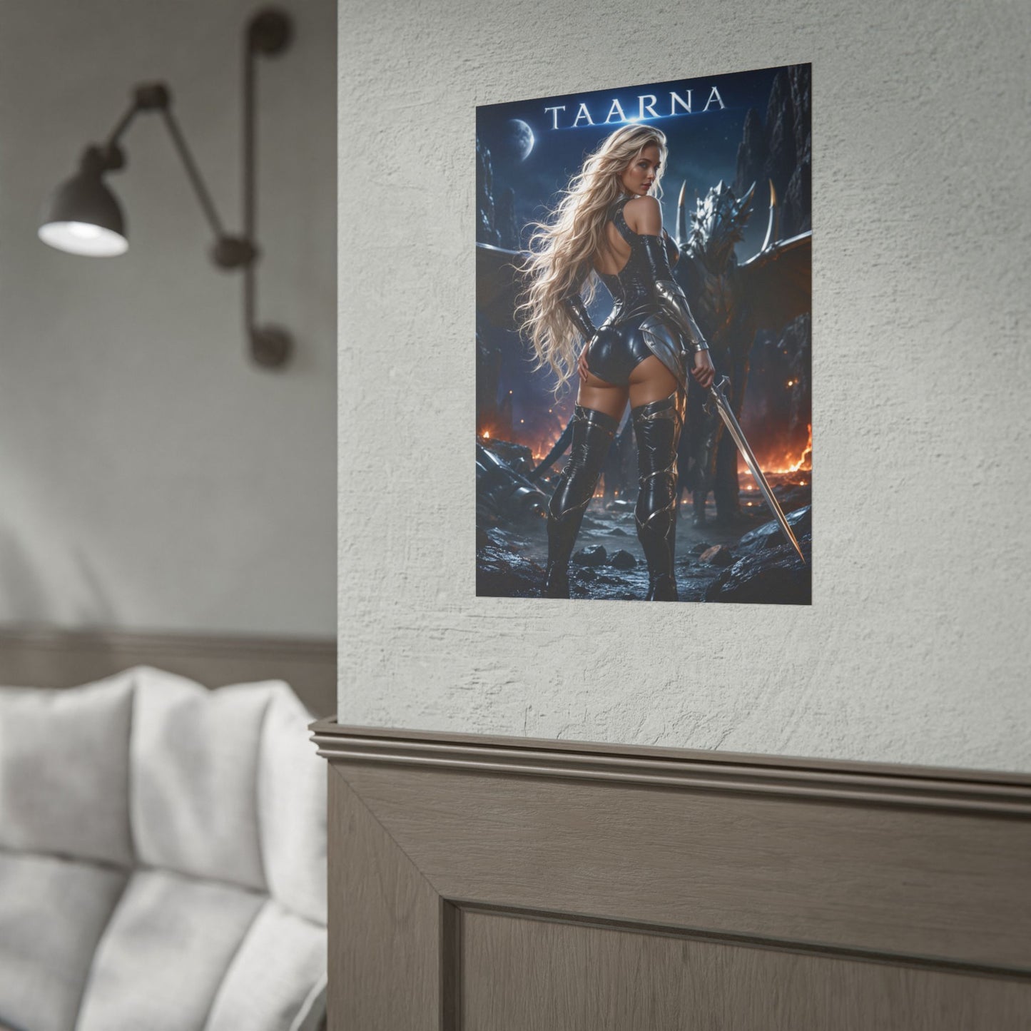 Taarna Heavy Metal Warrior Poster Fantasy Wall Art Print Decor
