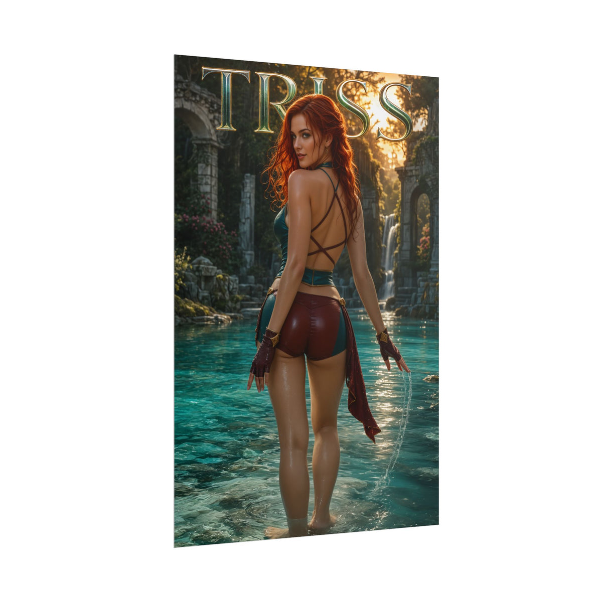 Triss Merigold The Witcher Wall Art Poster Fantasy Bedroom Decor Character Print