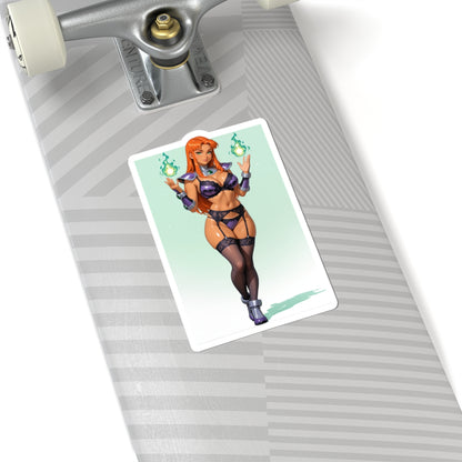 Наклейка Starfire – вінілова наклейка Teen Titan Heroin для ноутбуків та декору інтер'єру