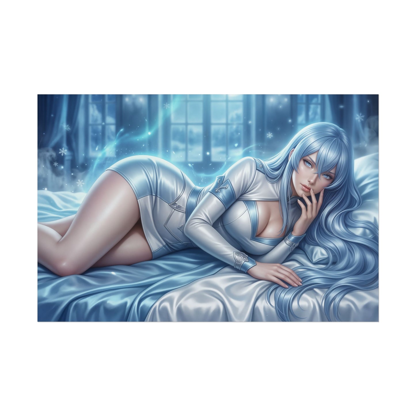 Esdeath Poster, Anime Wall Art, Fantasy Anime Print, Room Decor