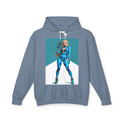 Худі Самус Аран | Худі з науково-фантастичною мисливицею | Пуловер з аніме-бронею