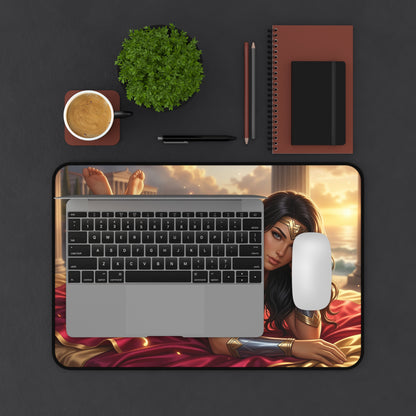 DC Comics Mouse Pad, Wonder Woman Desk Mat, Gamer Gift
